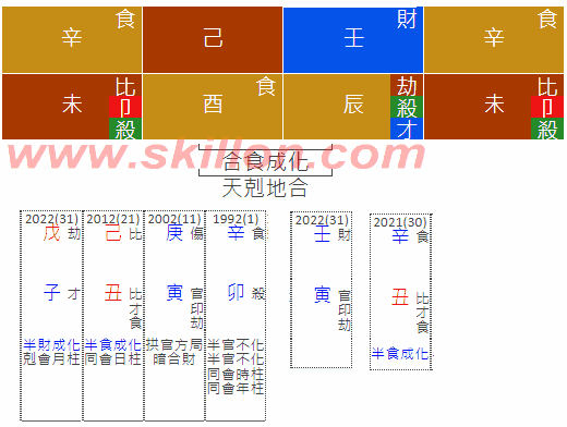  2022 Rich RenYin八字 BaZi Four Pillars of Destiny Patt Chee